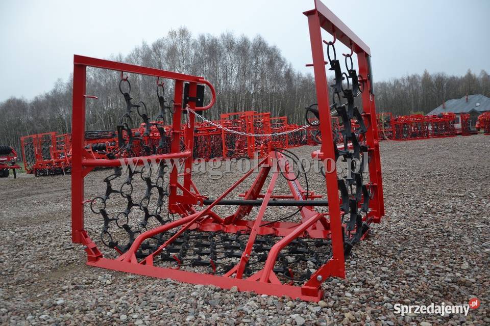 Włóka łąkowa polowa AgroFactory 4 5 6 8m Inter nieuszkodzony Nowe Miasto Lubawskie