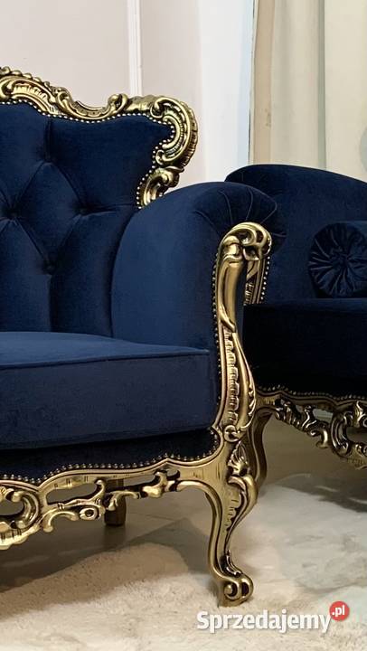 Komplet wypoczynkowy Ludwikowski barokowy sofa Komplety wypoczynkowe Jagodnik sprzedam