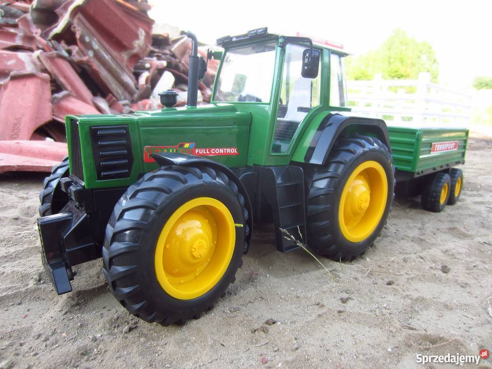 traktor zdalnie sterowany z przyczepą ogromny EN 71  Szczecin