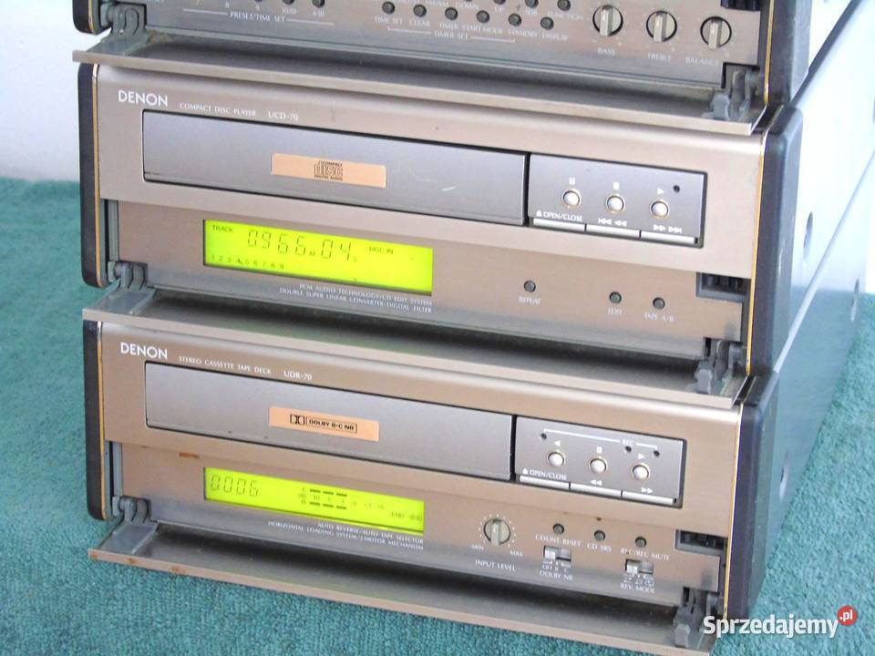 Wieża Denon Amplituner CD Mag AUX PHONO DOSTAWA