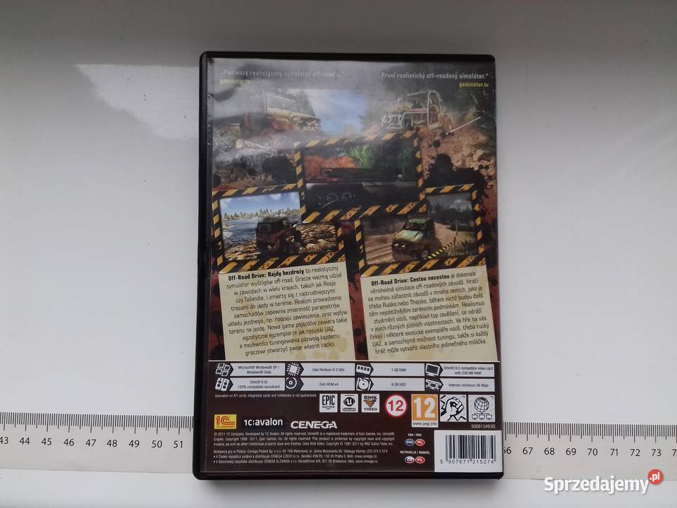 Gra PC OFFROAD DRIVE Rajdy bezdroży na DVD w symulacje Komputerowe PC Bydgoszcz sprzedam