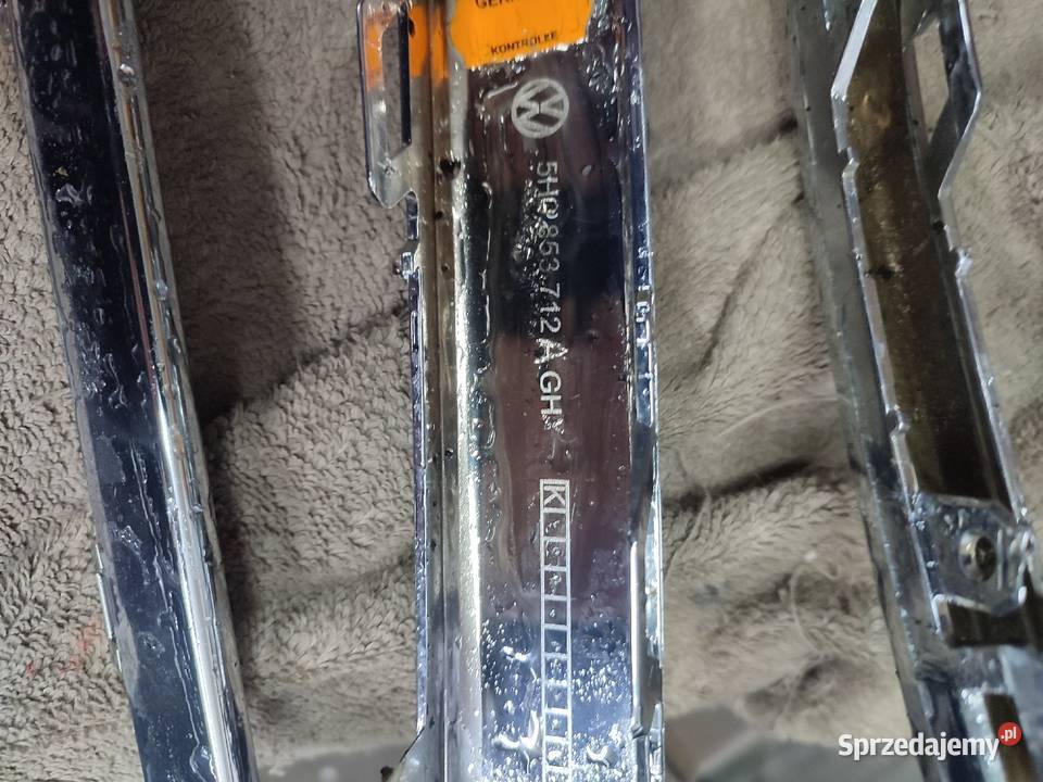 Golf VIII chrom przedni zderzak łódzkie Łódź