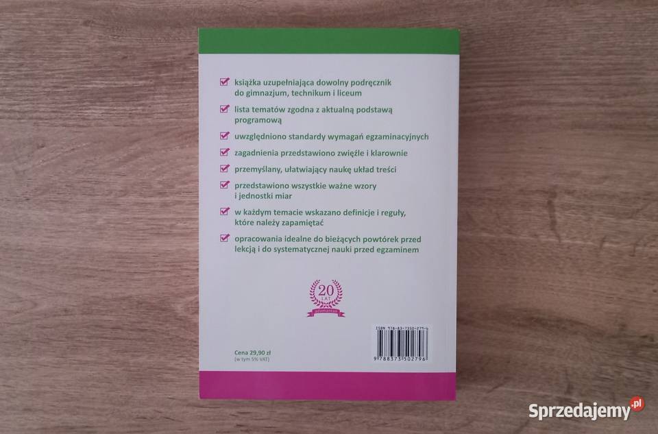 Edukacja Fizyka Vademecum Opracowania tematów i Kraków sprzedam