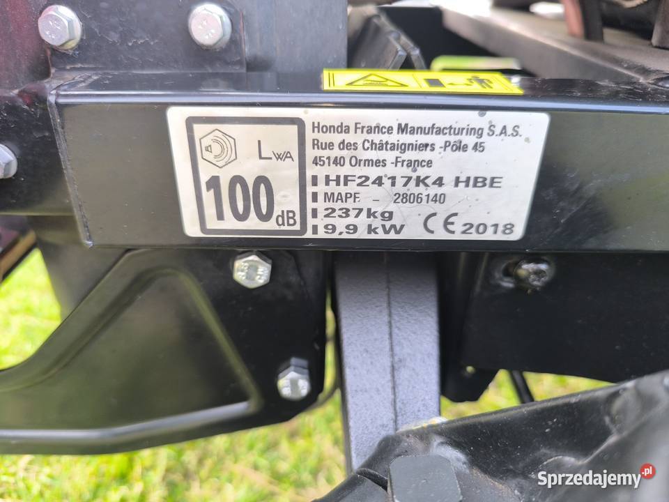 Traktorek kosiarka Honda hf 2417 GCV530 2018r Koło