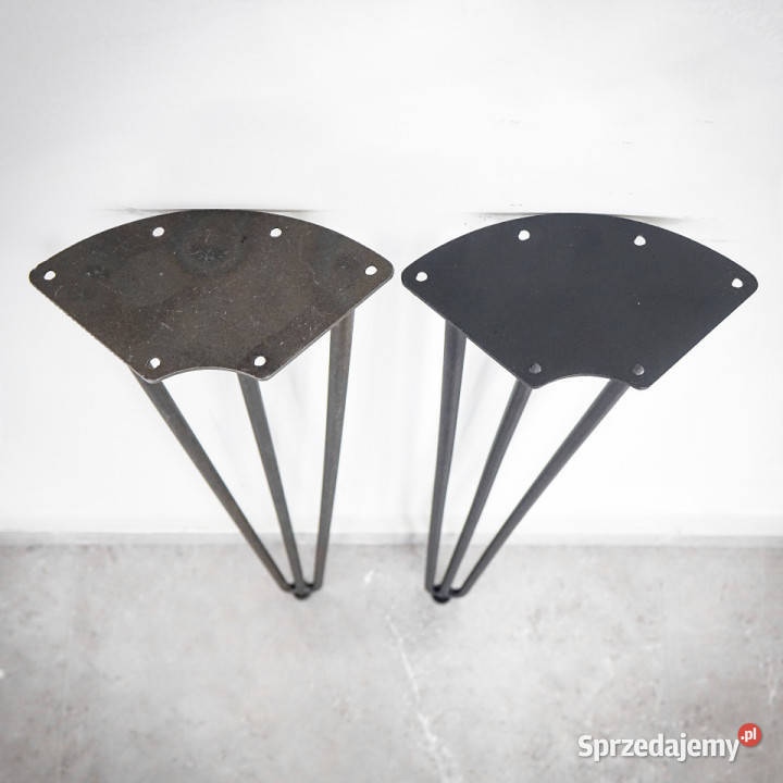 Noga HAIRPIN z pręta potrójna 40 CZARNA 40cm Nogi i nóżki świętokrzyskie Chmielnik