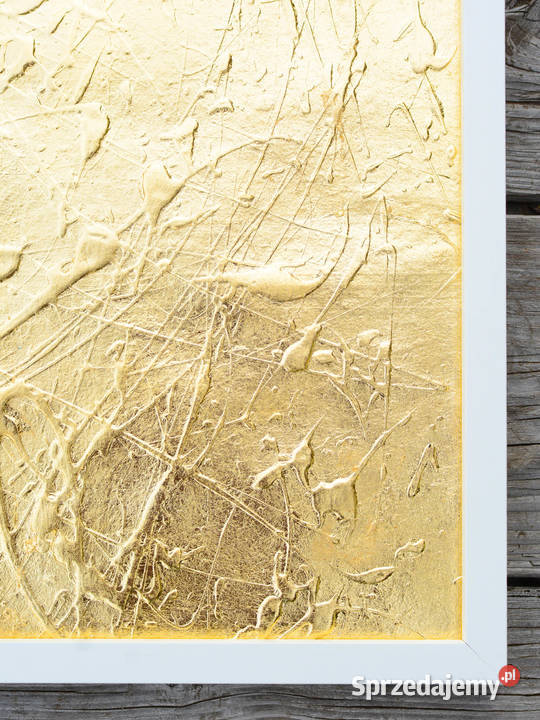 Abstrakcja złota a4 oprawiona dolnośląskie Jelenia Góra