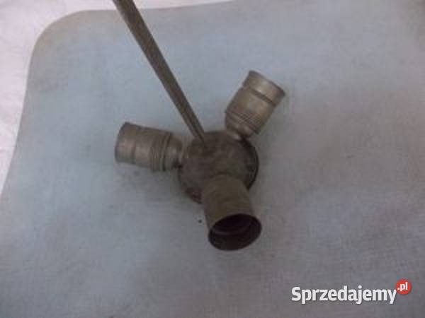 Stara wisząca lampa PRL vintage Bielsko-Biała