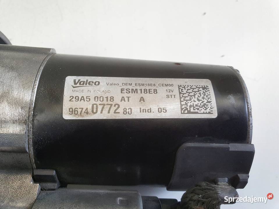 Peugeot 3008 12 THP ROZRUSZNIK Valeo 9674077280 sprzedam