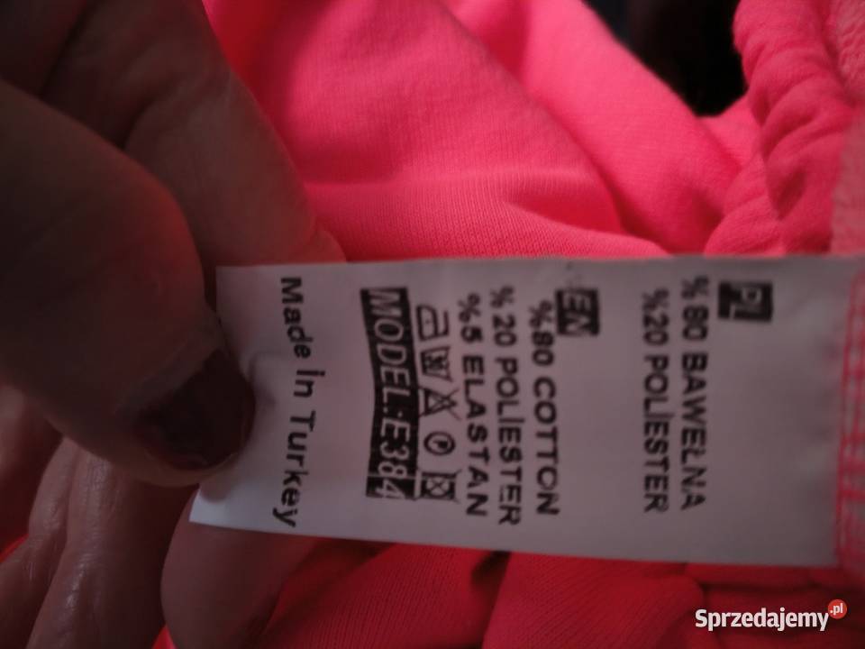 Komplet dresowy dwu częściowe bluza spodnie Toruń