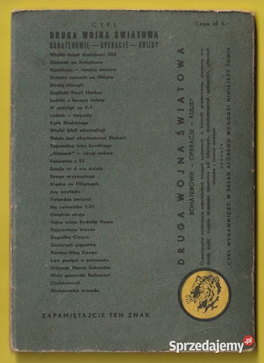 ŻÓŁTY TYGRYS REDUTA 56 1959 łódzkie sprzedam