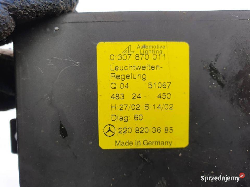 MODUŁ MERCEDES BENZ SKLASA W220 2208203685 Lipno