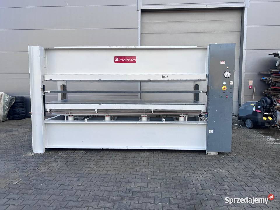 Prasa półkowa do fornirowania Simimpianti