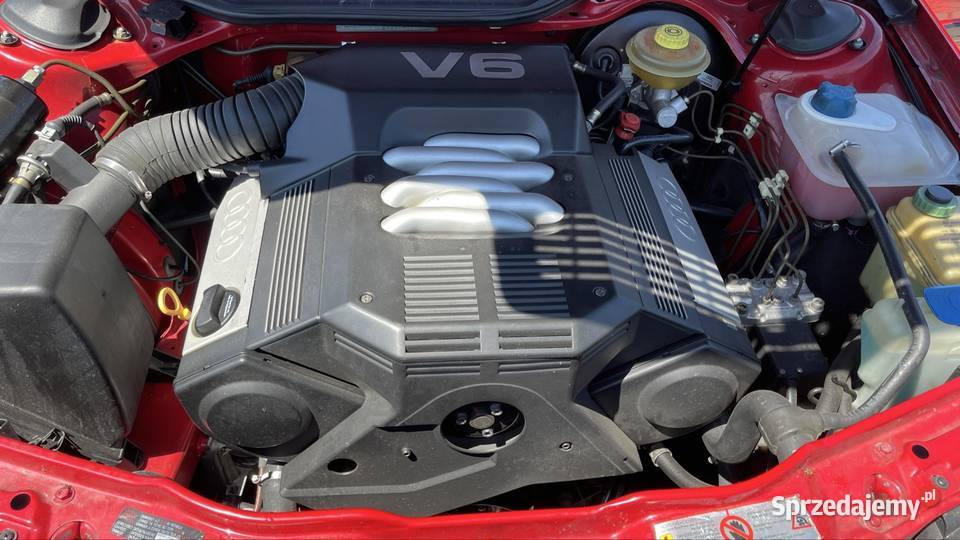 Audi 100 26 V6 oryginałAutomat czerwony Kielce