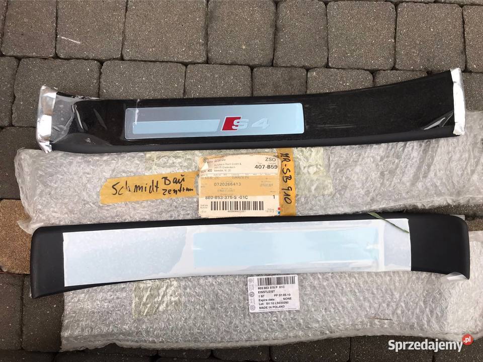 Nakładka progu audi A4B6B7 sline 8E0853375 Kozy