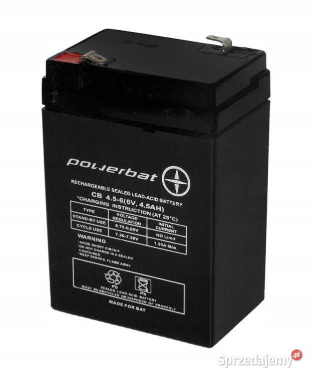 Akumulator POWERBAT 6V 45Ah CB 456 Jelcz-Laskowice