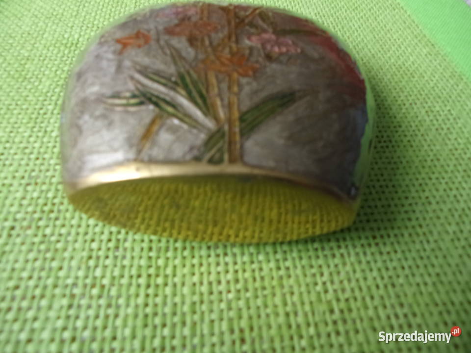 Mosiężny wazonik ręcznie robion nie powtarzalny Warszawa sprzedam