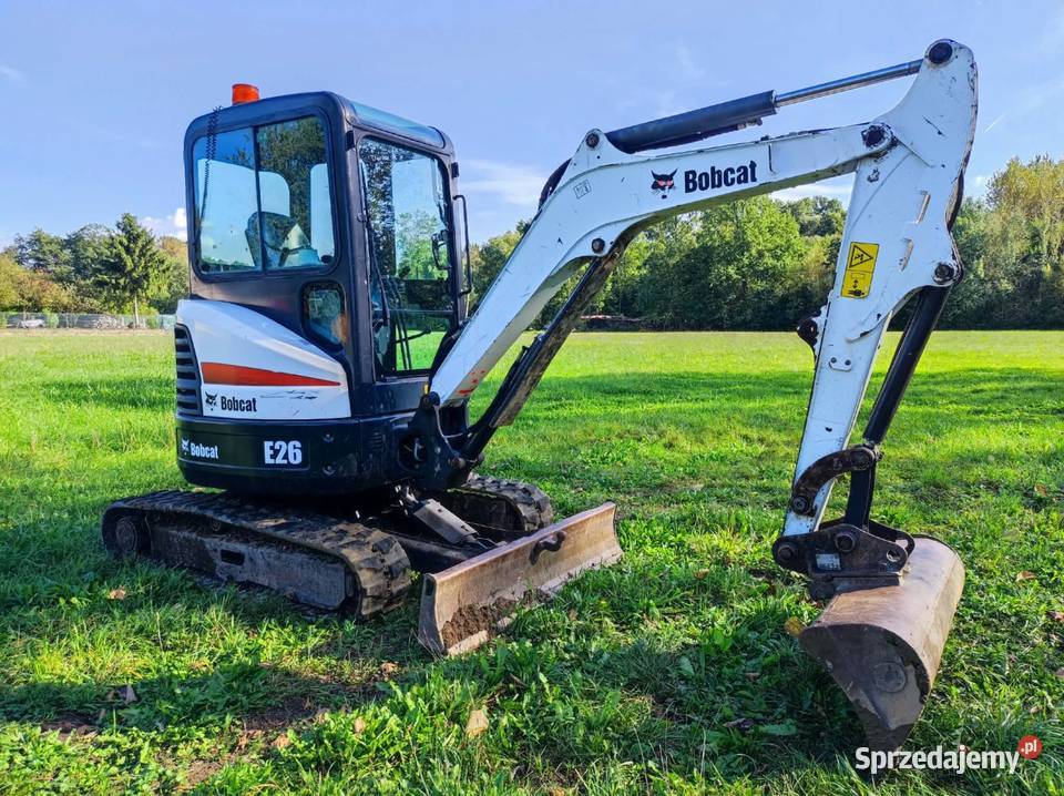Minikoparka gąsienicowa Bobcat E26 2018 r POLSKI Dąbrowa Tarnowska