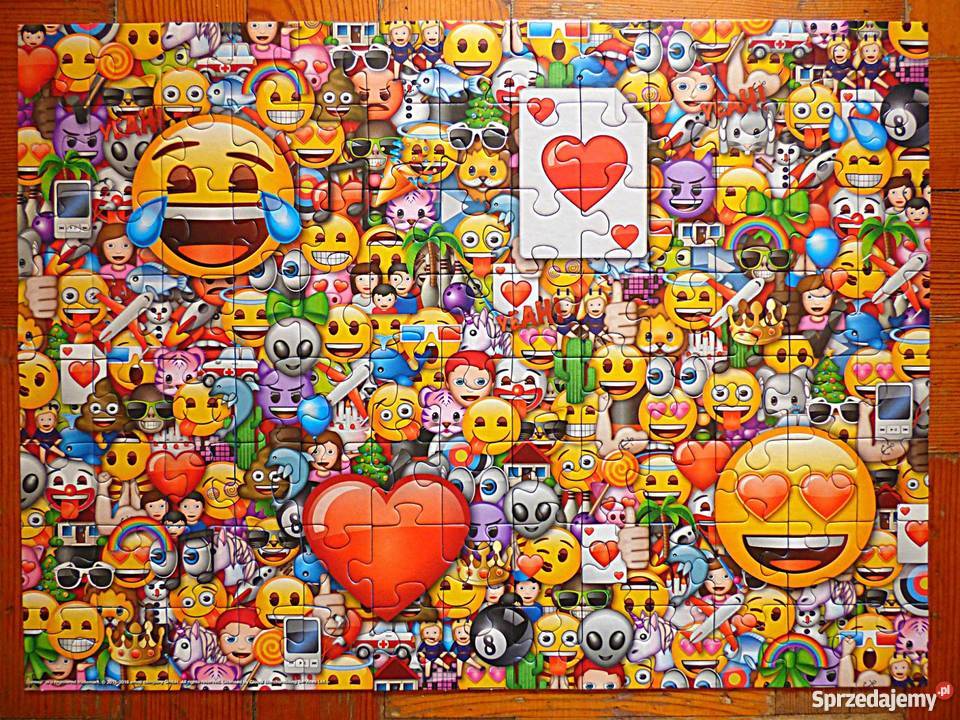 Puzzle Ravensburger emoji 100 el XXL Pozostałe Zamość
