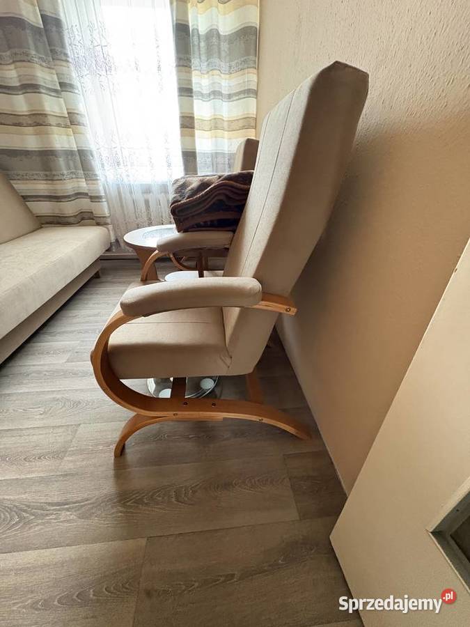 wersalka i 2 fotele nieuzywane velurbeż Opole