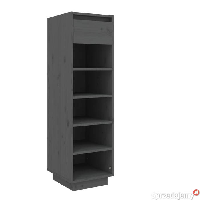 Szafka na buty szara 30x34x105 lite drewno Warszawa sprzedam