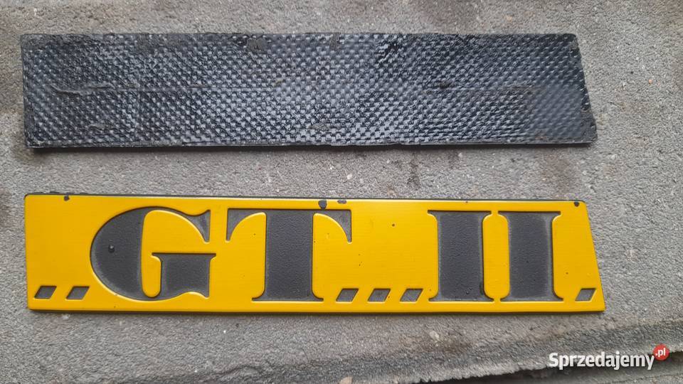 Emblemat znaczek GT II vw Scirocco mk2