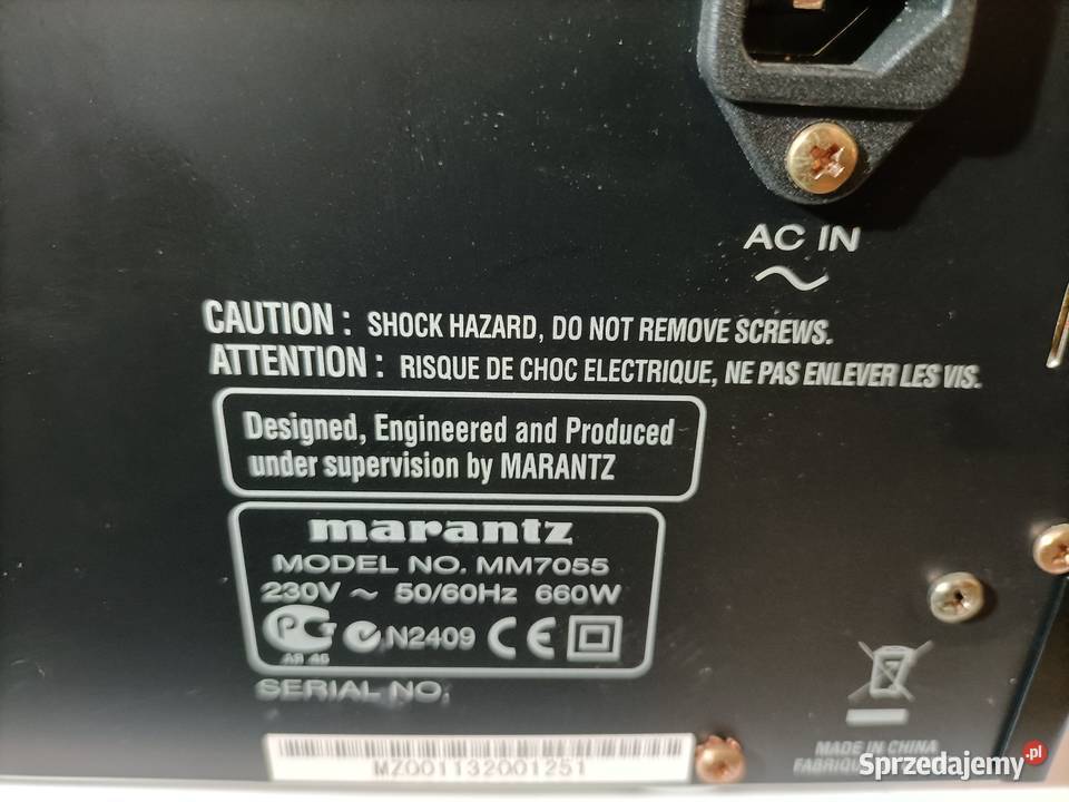 Wielokanałowy wzmacniacz Marantz MM7055