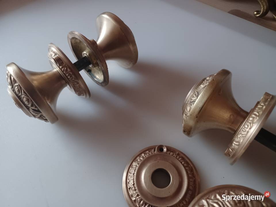 Klamki gałki mosiężne obrotowe Poznań
