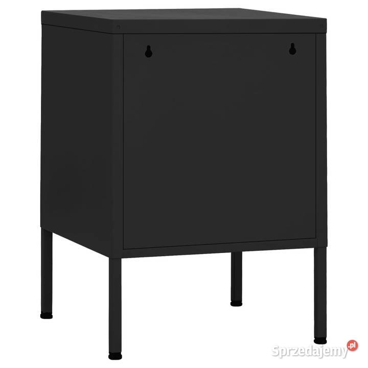 Szafka nocna czarna 35x35x51 stalowa WM336214 Szafki Warszawa