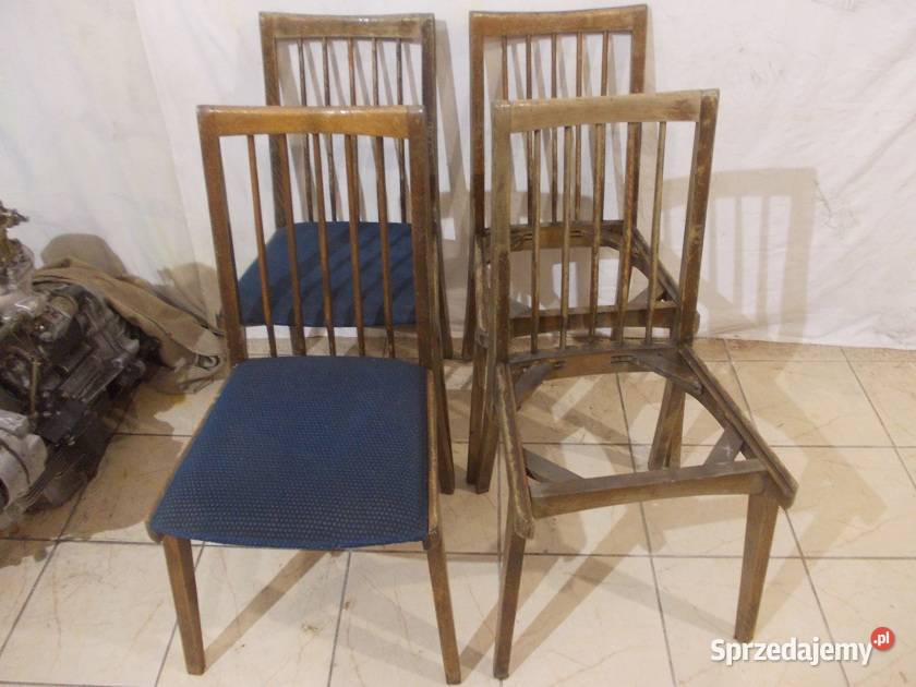 Stare krzesła drewniane Hałasa 200157