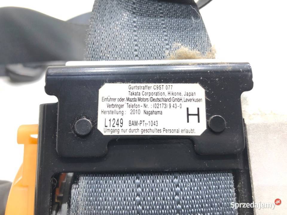 PAS BEZPIECZEŃSTWA PRAWY PRZÓD MAZDA CX7 sprzedam