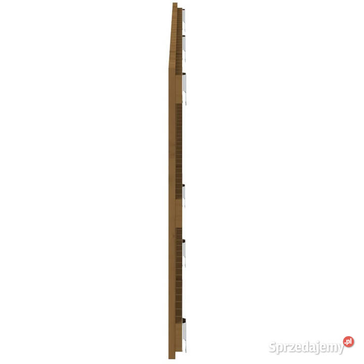 Wezgłowie łóżka miodowy brąz 166x3x60 lite mazowieckie