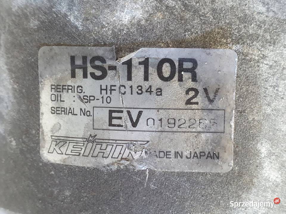 SPRĘŻARKA KLIMATYZACJI Honda CRV CRV II 20 VTEC Rudka