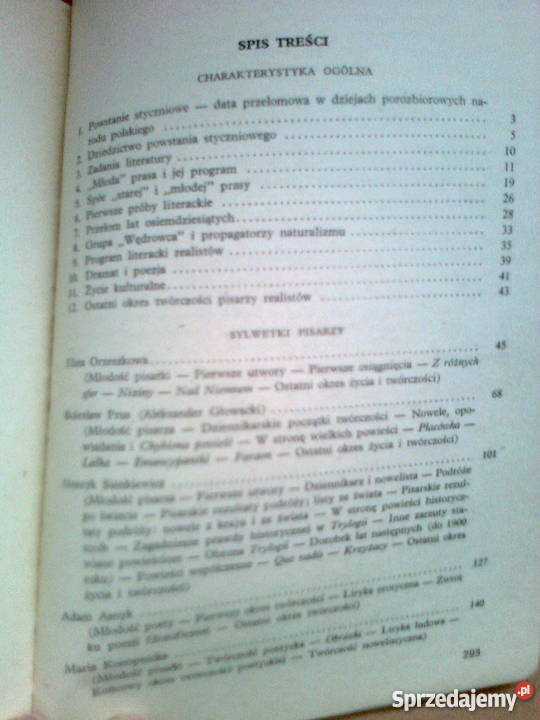 Literatura polska kl LO lata 70 PRL cz1 i cz2 Warszawa