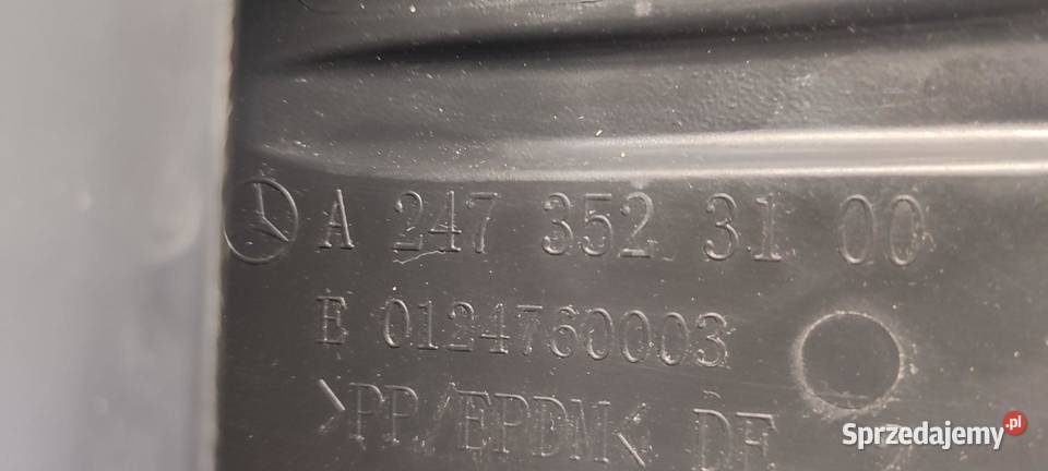 MERCEDES W247 OSŁONA WAHACZA LEWY TYŁ