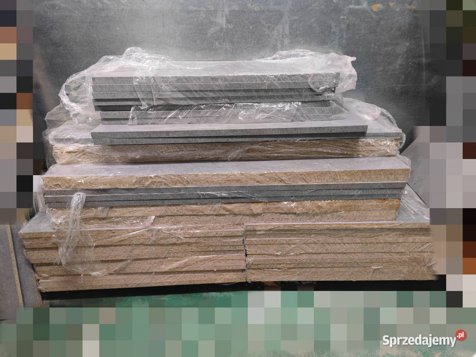 Półki sklepowe ABM z płyty oklejone Sklep Sanok