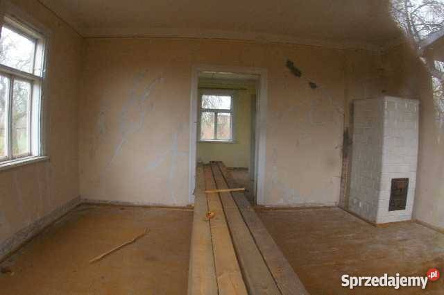 Piękny duży dworek modrzewiowy z 1930r do