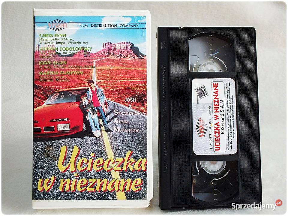 Kaseta VHS Ucieczka w nieznane Film na Video Żary sprzedam