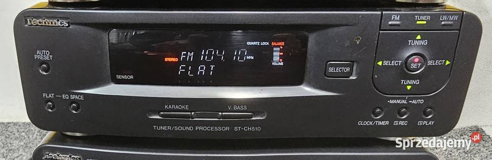 Tuner stereo sound processor TECHNICS STCH510 Kraków sprzedam