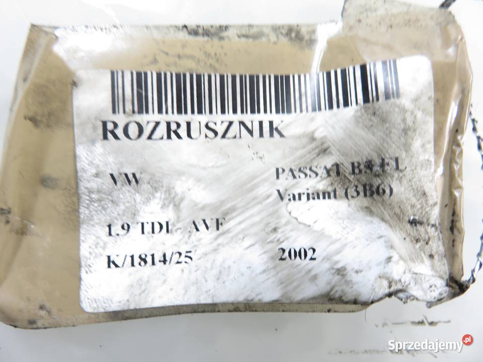 ROZRUSZNIK VW PASSAT B5 FL 19 TDI PD 0001124020 sprzedam
