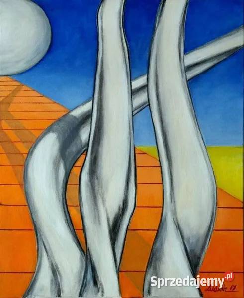 COMPOSITION 40 x 50 2017 olej na płótnie DARMOWA Kraków