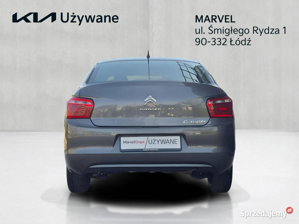 Citroen CElyse 12 PureTech 82 5MT Wersja Life czujnik parkowania Łódź