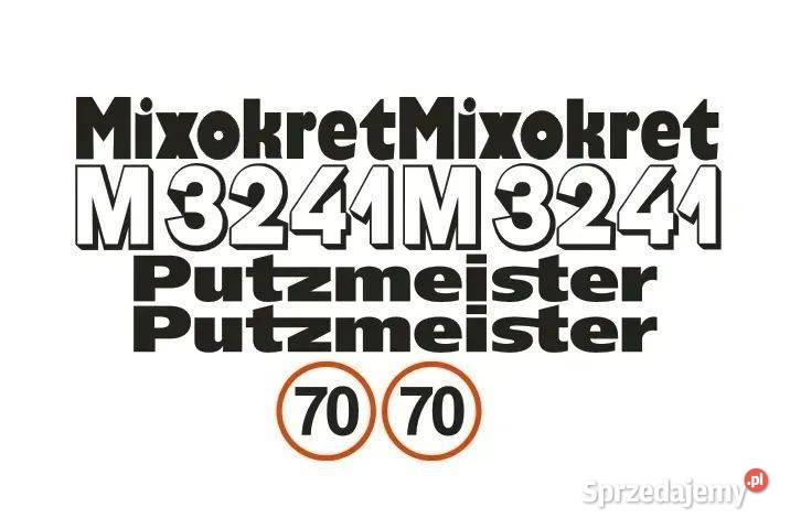Naklejki oklejenie MIXOKRET M3241 Zamiennik Części maszyn i innych pojazdów mazowieckie Janików sprzedam