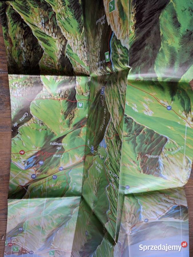 Vall de Nuria mapa turystyczna Hiszpania