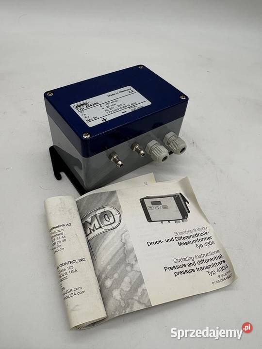 Jumo 404304 0160mbar Przetwornik ciśnienia mazowieckie