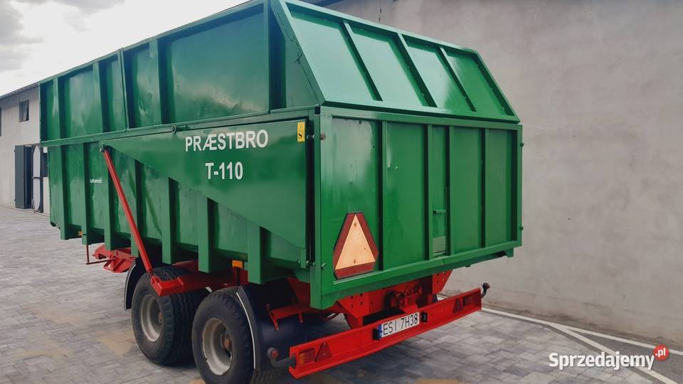 Przyczepa rolnicza skorupowa Agromet Praestbro Sieradz sprzedam