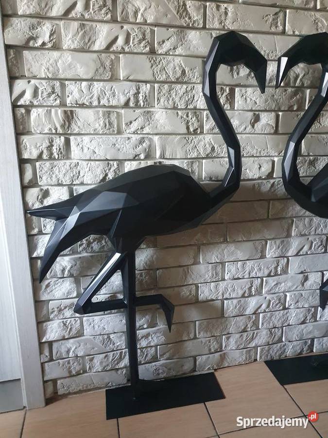 Flaming figura rzeźba duży wielokątny ptak pomorskie Solnica sprzedam