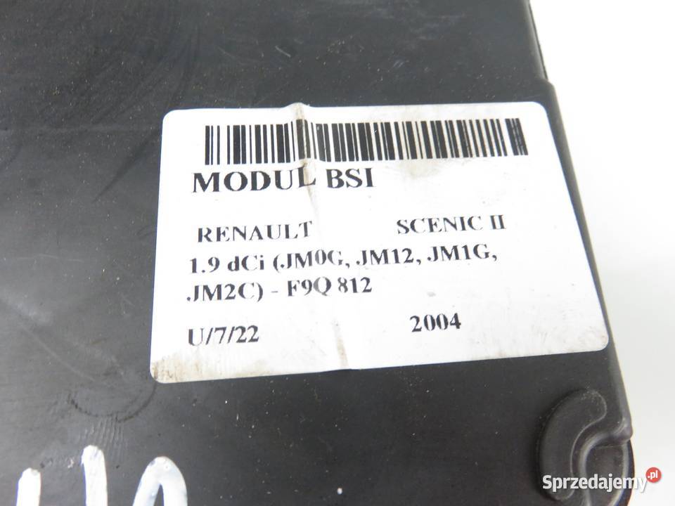 BSI RENAULT SCENIC II 19 dCi 8200351182 Skrzynki bezpieczników