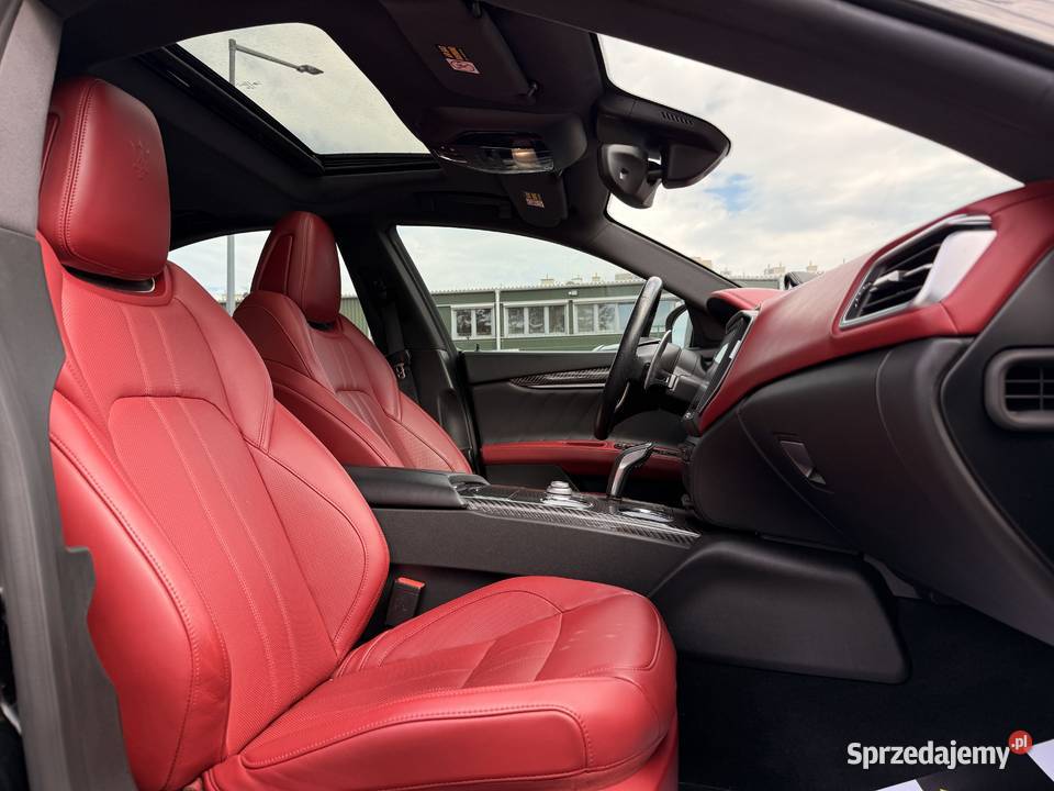 Maserati Ghibli GrandSport 2020 elektrycznie ustawiane fotele mazowieckie Warszawa