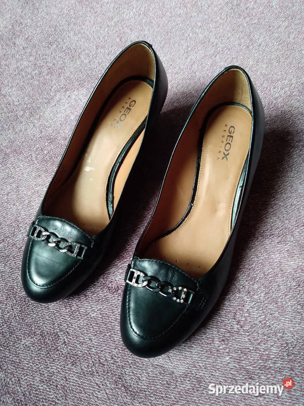 Buty półbuty czółenka damskie GEOX czarne Kielce