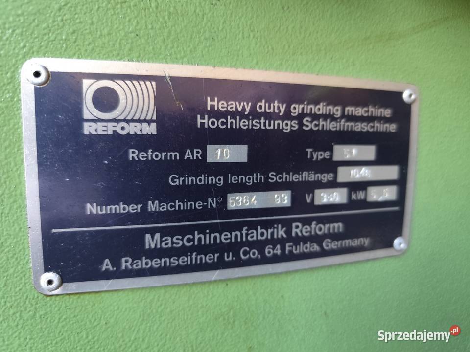 Szlifierka ostrzałka do noży automatyczna Reform Maków Podhalański